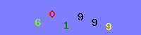 Blue Captcha Image