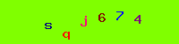 Blue Captcha Image