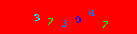 Blue Captcha Image