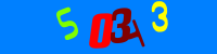 Blue Captcha Image