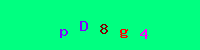 Blue Captcha Image