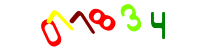 Blue Captcha Image