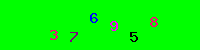 Blue Captcha Image