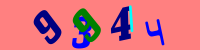 Blue Captcha Image