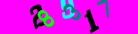 Blue Captcha Image