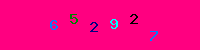Blue Captcha Image
