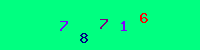 Blue Captcha Image