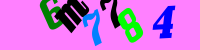 Blue Captcha Image