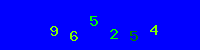 Blue Captcha Image