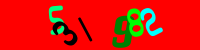Blue Captcha Image