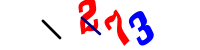 Blue Captcha Image