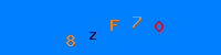 Blue Captcha Image