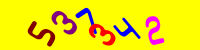 Blue Captcha Image