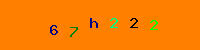 Blue Captcha Image