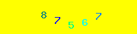 Blue Captcha Image