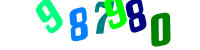 Blue Captcha Image
