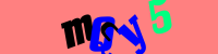 Blue Captcha Image