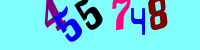 Blue Captcha Image
