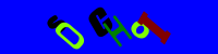 Blue Captcha Image
