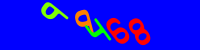 Blue Captcha Image