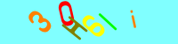 Blue Captcha Image