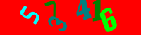 Blue Captcha Image