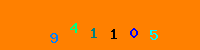 Blue Captcha Image