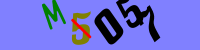 Blue Captcha Image