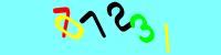 Blue Captcha Image