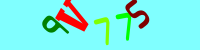 Blue Captcha Image