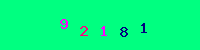 Blue Captcha Image