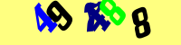 Blue Captcha Image