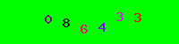 Blue Captcha Image