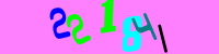 Blue Captcha Image