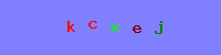 Blue Captcha Image