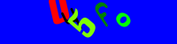 Blue Captcha Image