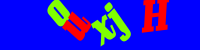 Blue Captcha Image