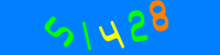 Blue Captcha Image