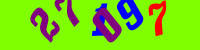 Blue Captcha Image