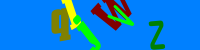Blue Captcha Image