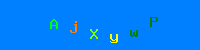 Blue Captcha Image