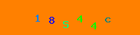 Blue Captcha Image