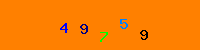 Blue Captcha Image
