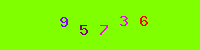 Blue Captcha Image