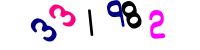 Blue Captcha Image