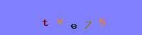 Blue Captcha Image