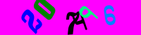 Blue Captcha Image