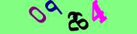 Blue Captcha Image