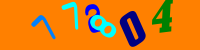 Blue Captcha Image