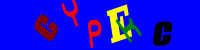 Blue Captcha Image